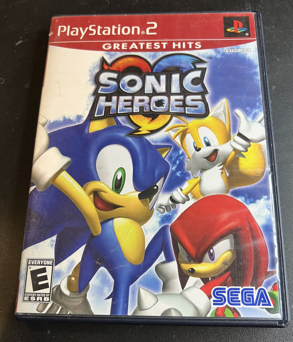 Sonic Heroes PS2 Greatest Hits (Sony PlayStation 2, 2005) Sega Classic  Complete