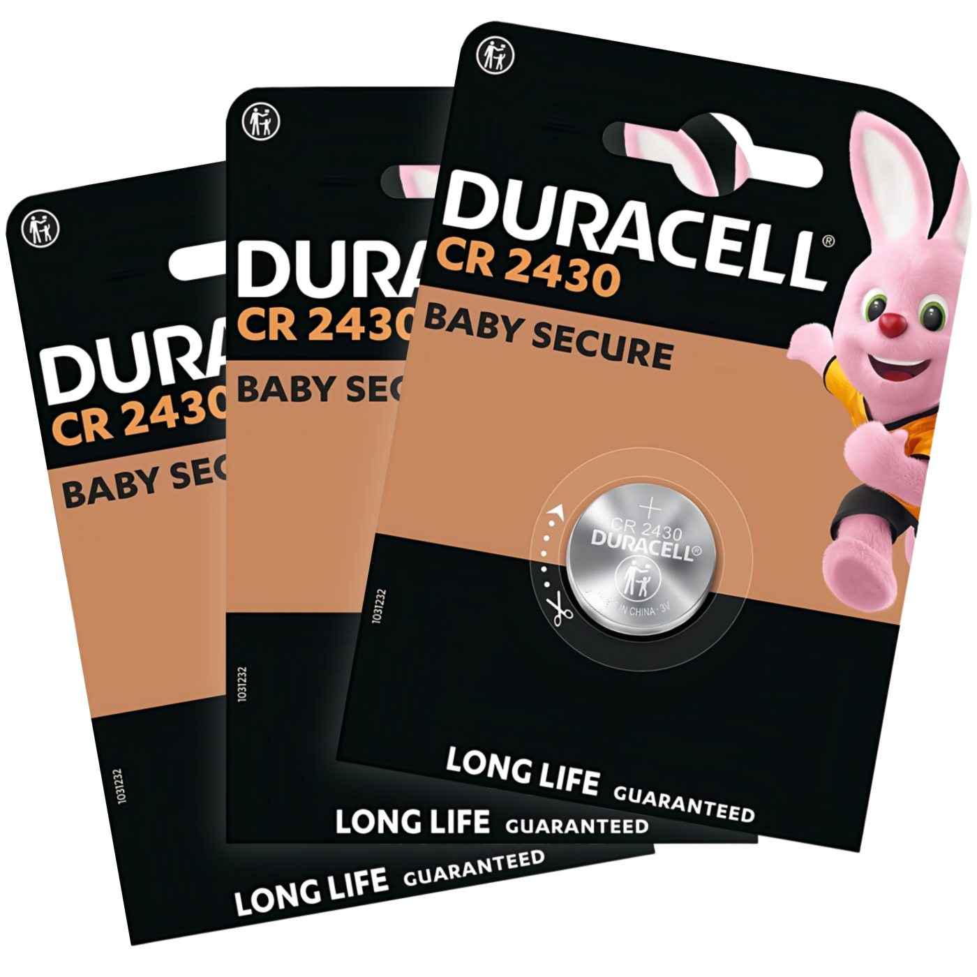 3x DURACELL CR2430 Batteries DL2430 2430 3V Lithium Coin Cell *EXPIRY 10/2034*