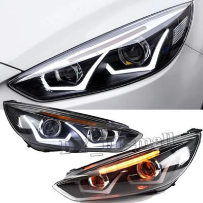LED Projektor Scheinwerfer Für Ford Focus 2015-2018 W/Frontscheinwerfer Halogen