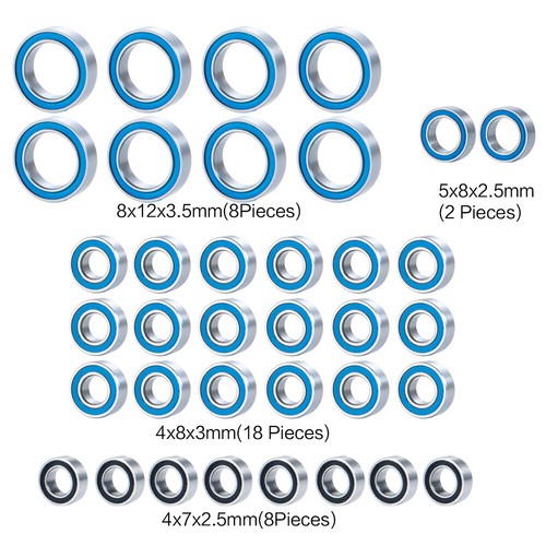 15/36x Bearing Rubber Sealed For 1/16 Traxxas E-Revo ABEC3 P6 Precision Z2-Z3 - Picture 4 of 21