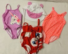 Lot of Girl Swimsuit Set Size 18-24 , 2T Disney, H M