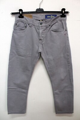 Dondup Women Pants Size 31/44 Jeans Gray Cotton Pant Logo