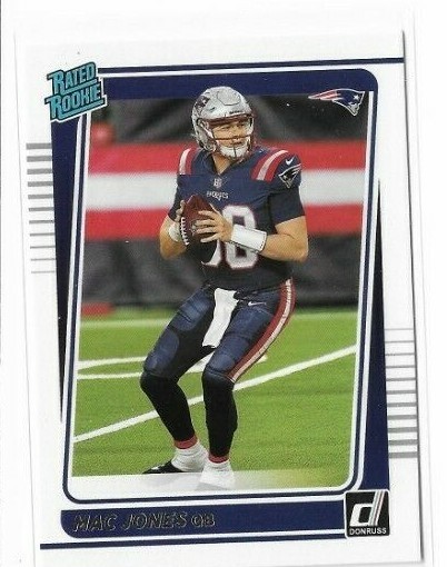 Mac Jones 2021 Panini Donruss Rated Rookie RC #255