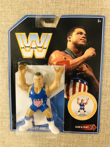 WWE WWF Kurt Angle RETRO Series 7 - Mattel 2018 Wr...
