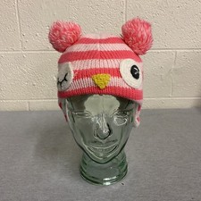 Girls Knit Owl Wear Flap Watch Cap Winter Beanie Hat Toque