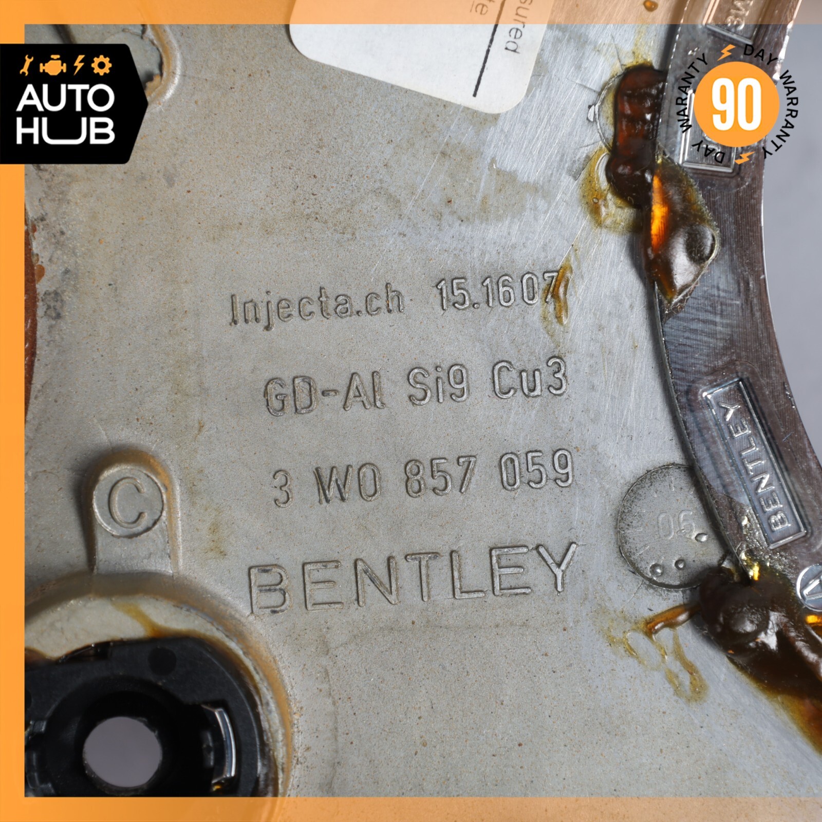 03-13 Bentley Continental GT GTC Dash Panel Speedometer Bezel Trim Wood OEM