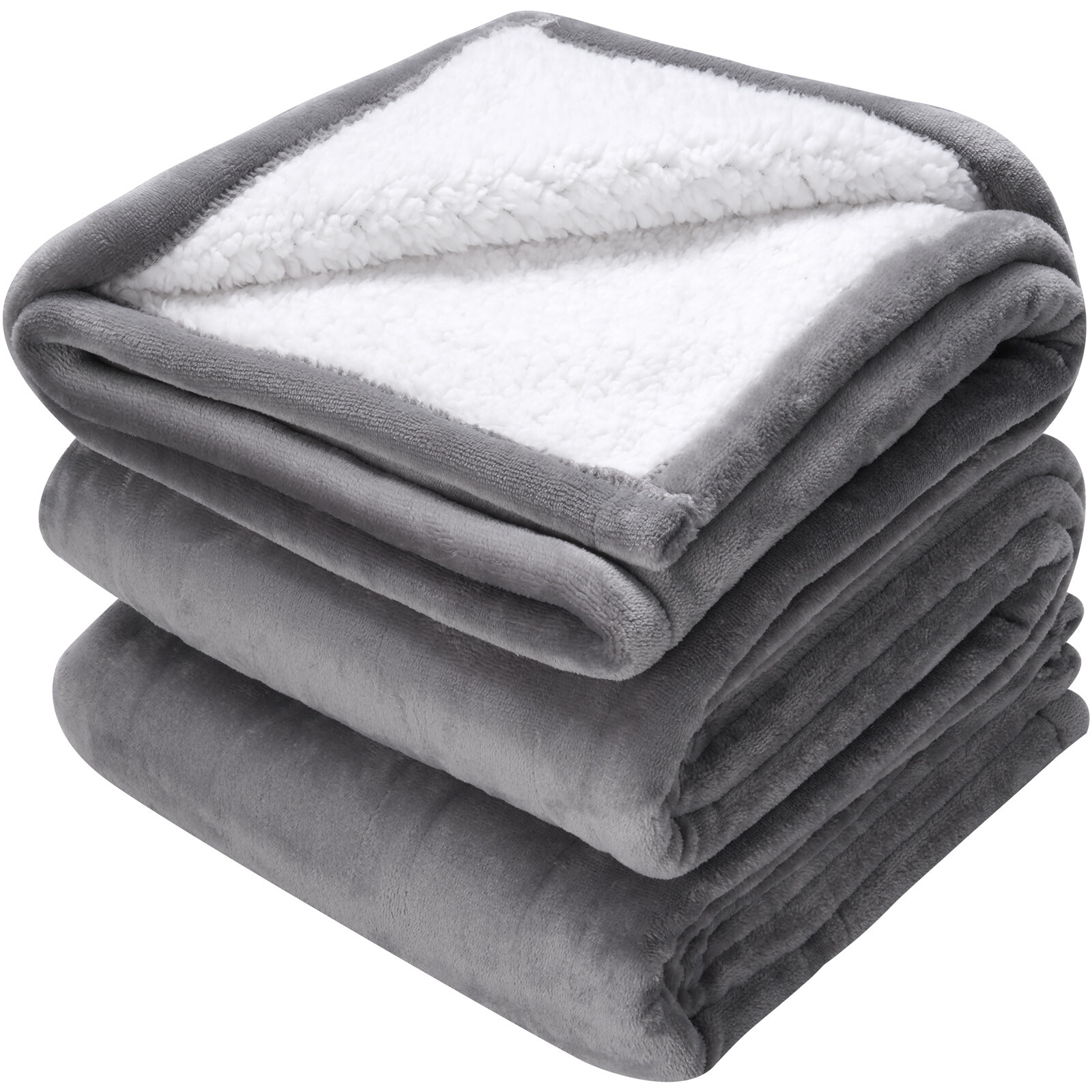 Electric Heated Throw Blanket Warming 50" x 60" with 3hrs Timer Auto-Off
