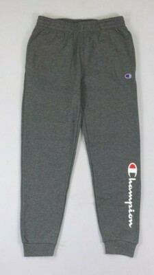 Boys Youth Champion Jogger Sweatpants Granite Heather Gray XL