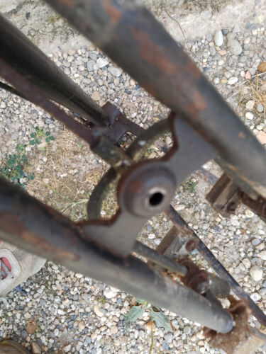 telaio Bianchi Extra 1954 no Zaffiro Topazio scatola m.c. a barilotto Fixed - Foto 12 di 12