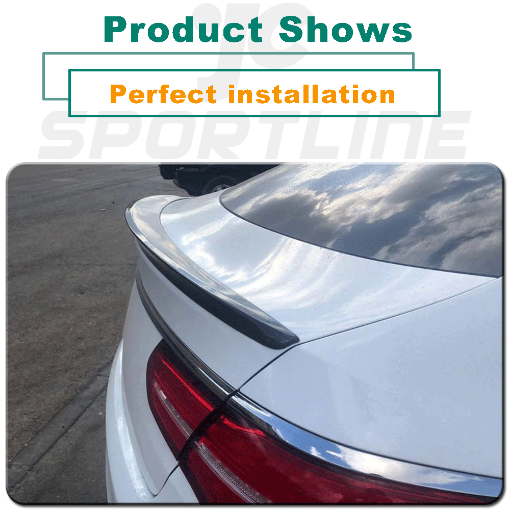 Carbon rear spoiler rear lip spoiler for Mercedes GLE Coupe C292 GLE63 AMG  15-19