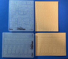 Sizzix Tim Holtz Alterations Embossing Folders December Christmas