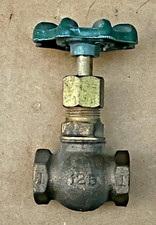 Rockford 3/8" Brass Globe Valve 125 WSP 200 WOG Threaded USA made