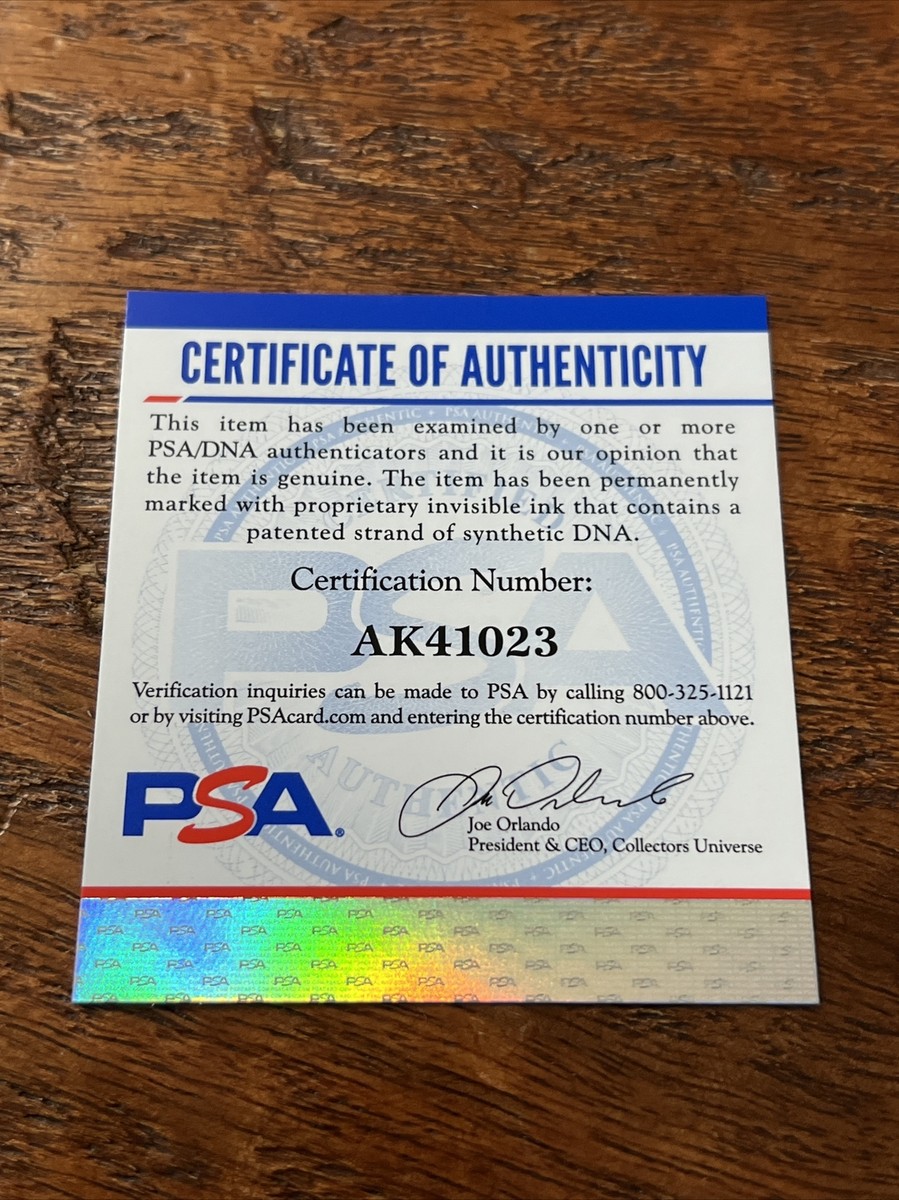Anthony Volpe Signed Panini Stars & Stripes Card Psa Dna Coa