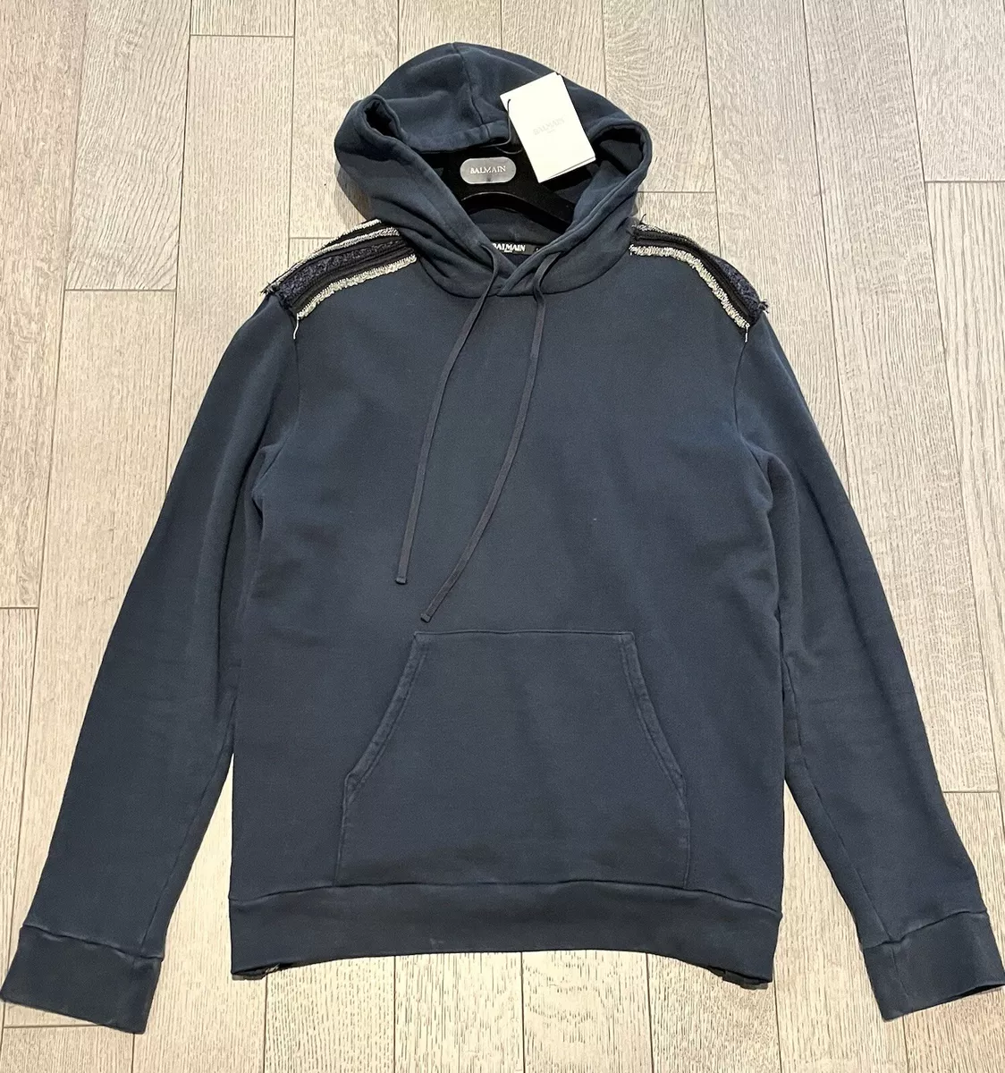 Balmain biker best sale hoodie