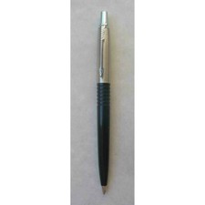 Parker Jotter Negro Con Ranuras, Hilos Latón Negro Fino Pt Hecho en Estados Unidos Nuevo