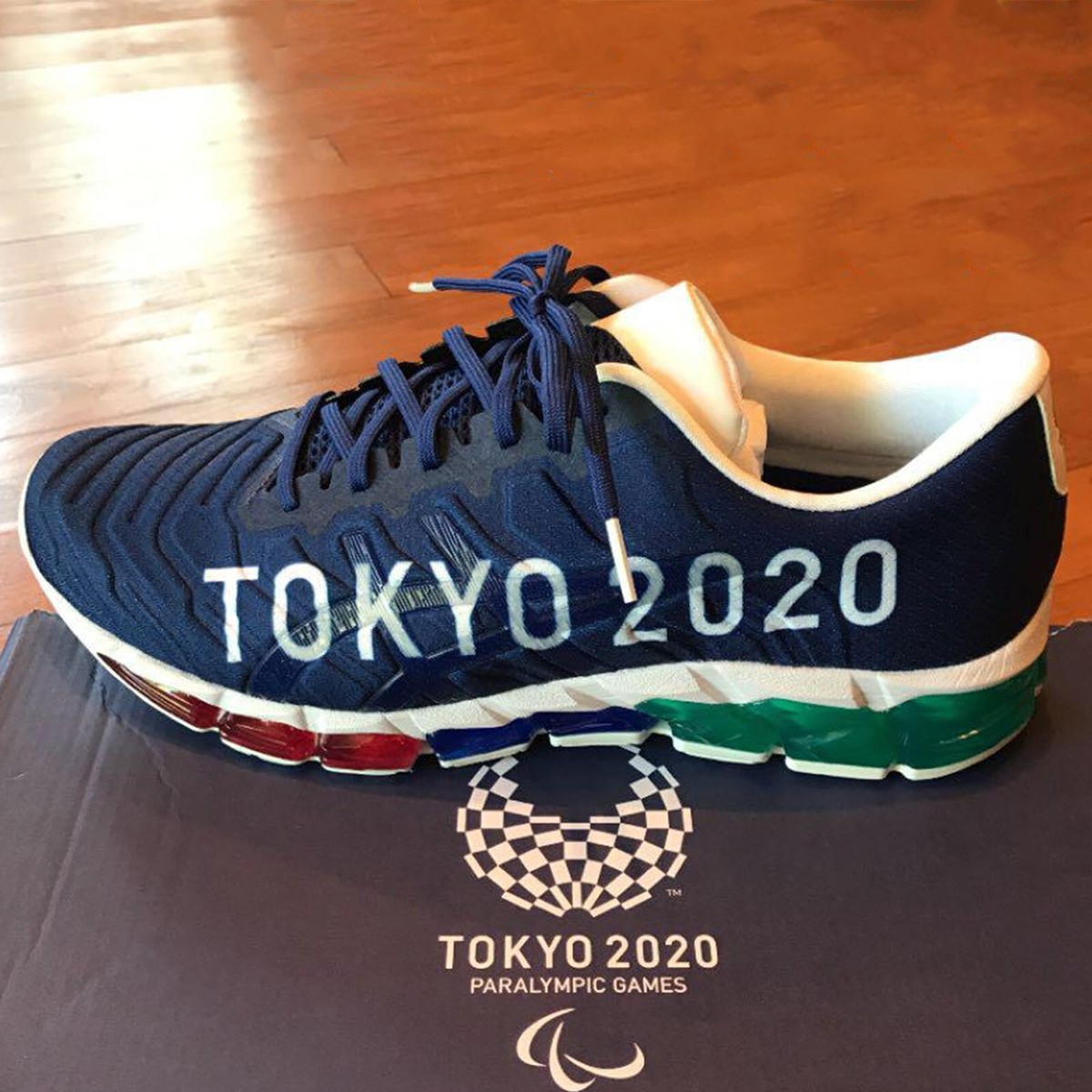 ASICS GEL-QUANTUM 360 5 EM NAVY US9 Tokyo 2020 Olympic Sneaker