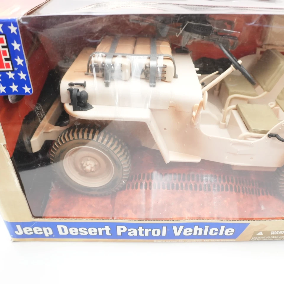 G.I. Joe Willys Jeep Desert Patrol автомобиль Hasbro 53311 грузовик для фигурок 12 дюймов 1/6 - Изображение 2 из 4