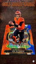 2025 Panini Select Blue and Red Shock Concourse Joe Burrow