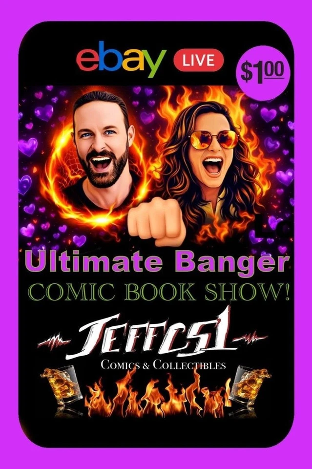 $1 Starts - MASSIVE Signed Comic Show + Slabs, 1of 1s , & Your Requests! 🔥