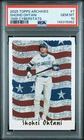 SHOHEI OHTANI 2025 Topps Archives - 1995 Topps Cyberstats #95C-7 Dodgers PSA 10