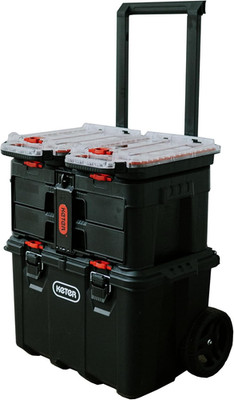 Stack N  Roll 4-Piece Rolling Tool Storage System   Includes Large Rolling Tool