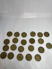22 1953 Queen Elizabeth II Three Pence Coins