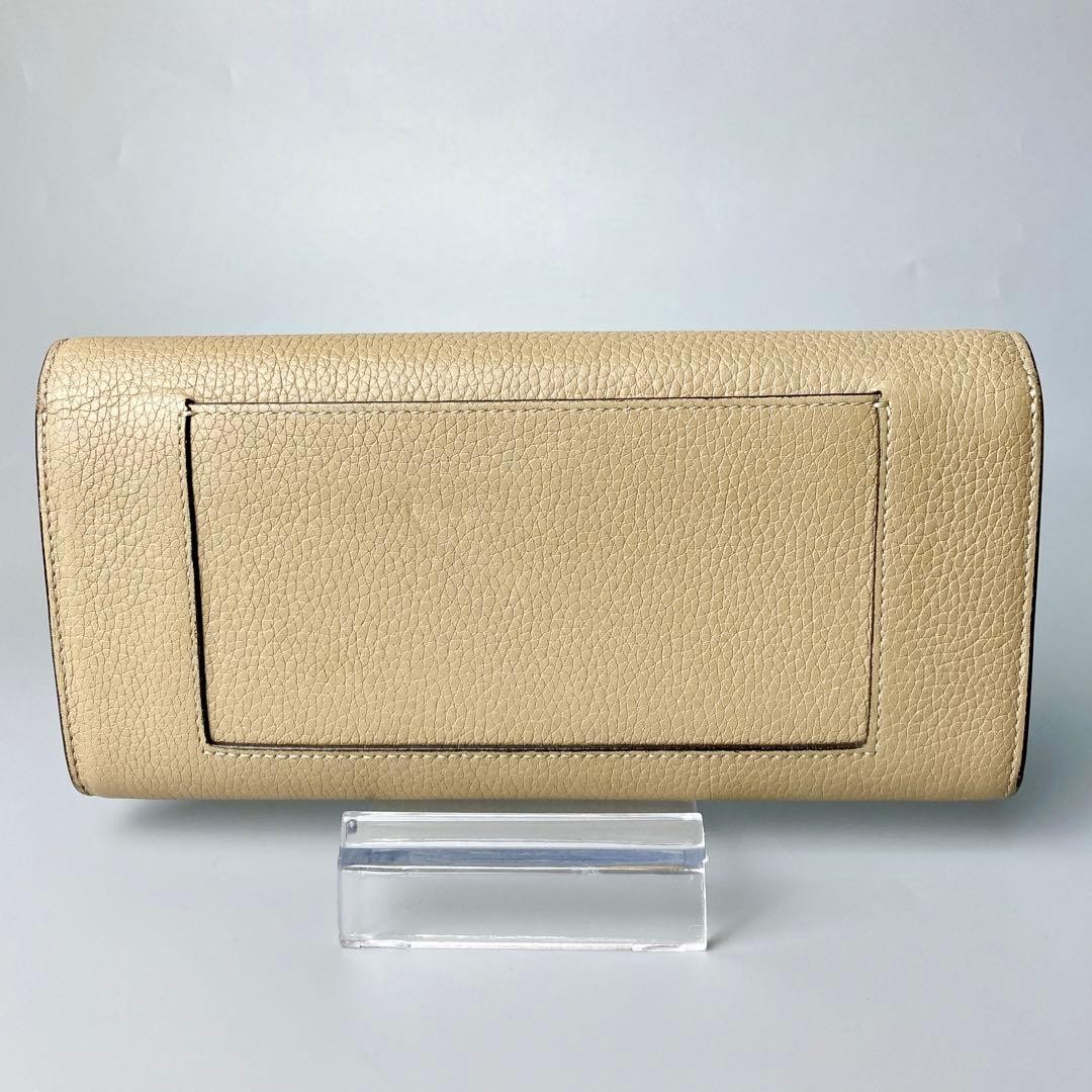 CELINE Beige Multi-Function Long Wallet Damaged B… - image 3