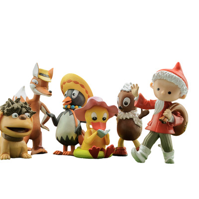 Original Bullyland Sandmännchen Pittiplatsch Schnatterinchen Moppi Fuchs Elster