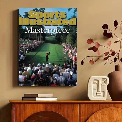 Tiger Woods, 2001 Masters Sports Illustrated Cover Art Print Poster
