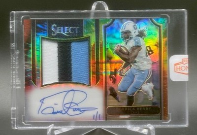 2016 Select RPA 2020 Honors 1/1 Derrick Henry Tie Dye Rookie Patch Auto Sealed