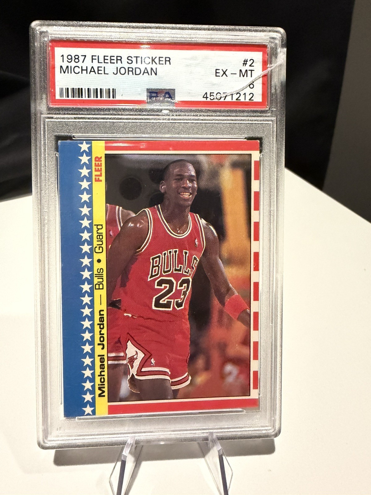 Michael Jordan 1987 Fleer Sticker #2 Base Price Guide - Sports