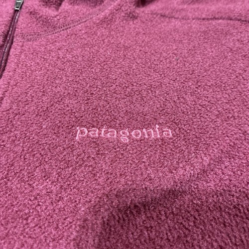 Patagonia Synchilla Jacke Damen Gr. L weinrot Full Zip Fleece Wintermantel - Bild 4 von 6