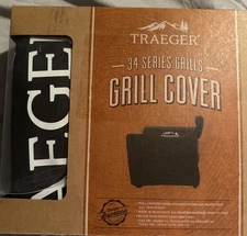 Traeger Full Length Grill Cover for 34 Series Pellet Grill Heavy Duty BAC380