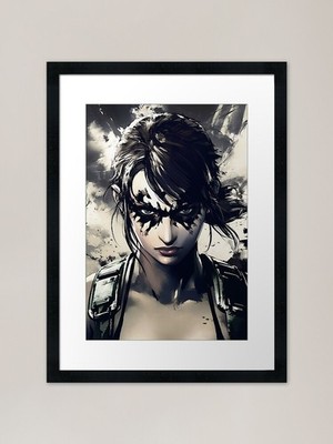 Quiet - MGS 12 gerahmter Kunstdruck gerahmt Wandbild Poster Leinwanddruck Bild