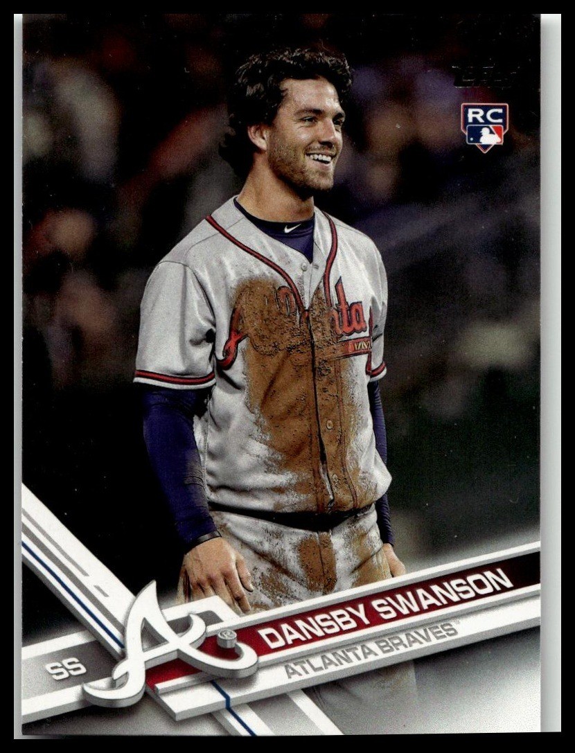 2017 Topps Update #87 Dansby Swanson 2017 Topps Set Variations Dirt on Uniform