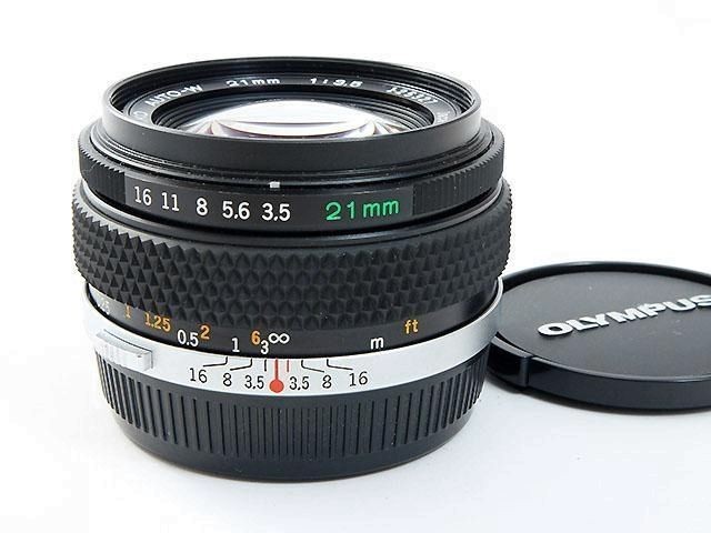 Olympus Zuiko Auto-W 21mm F3.5 Ultra Wide Angle Prime Lens OM