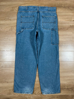Baggy Jeans Herren W40 Blau Carpenter Loose Fit Vintage Retro Style 90er (1132)