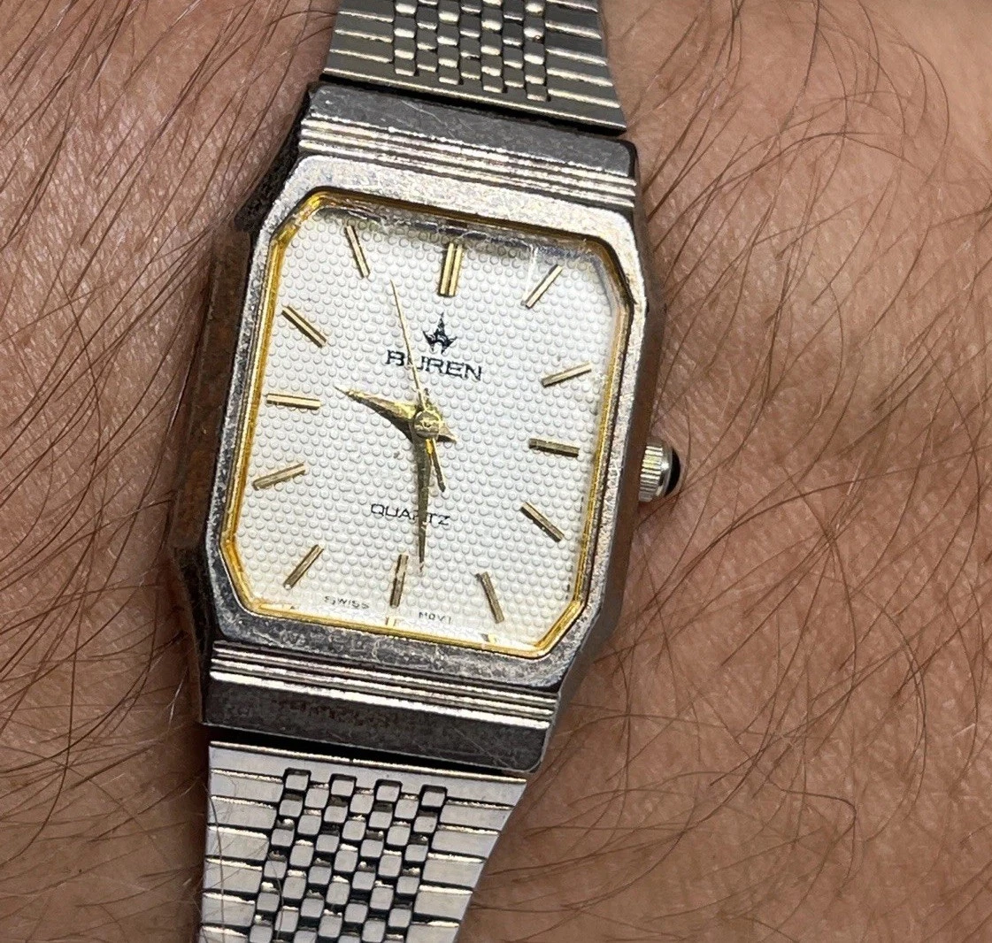 Buren Stainless Steel Band Wristwatches for sale | eBay display picture 1