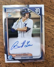 2024 Bowman Chrome #CPA-BL Bennett Lee 1st Bowman Auto