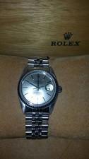 ROLEX TIFFANY & CO. DATEJUST MEN'S STEEL WATCH 16030