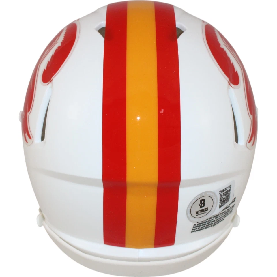 Warren Sapp Autographed/Signed Tampa Bay Buccaneers TB Mini Helmet Beckett 50198 - Image 3 of 4