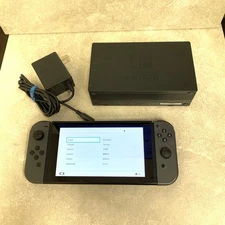Nintendo Switch 32GB Handheld System - Gray - Base and Power Cable Included