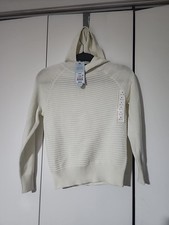Girls Cat And Jack Cream Sweater With Hoodie Size 6/7