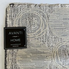Avanti Linens Galaxy Bath Rug Silver 20" x 30" New
