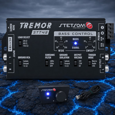 Stetsom STT43 Tremor PRO - Bass Restoration Digital Processor with Bass knob