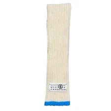 Madison Margiela Arm Warmer Knit Single Cream Turquoise Hand Sleeve MM6 Designer