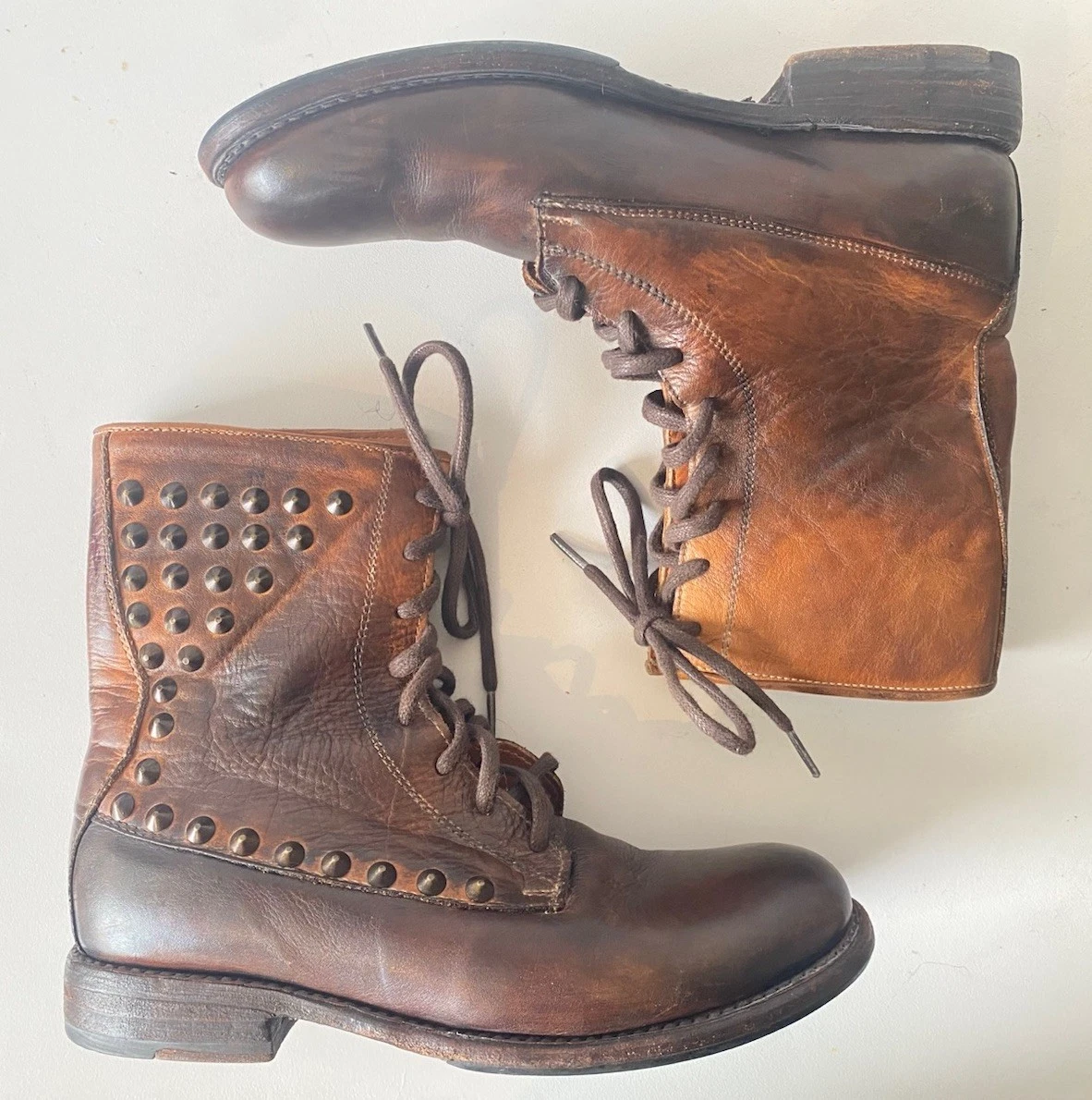 Combat Boots with Upper Leather Be&D for Women for sale | eBay display picture 2