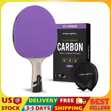 Professional Level Table Tennis Rackets with Carbon Fiber for Superior Control 