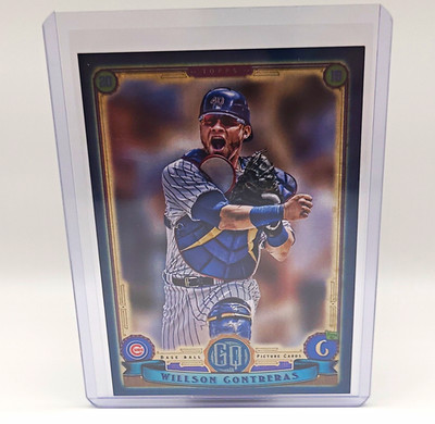 Topps 2019 Gypsy Queen Indigo Willson Contreras Cubs #79 /250 MLB Card
