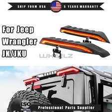 Reverse Led Rear Roof Spoiler Wing Wtail Brake Light For Jeep Wrangler Jk 07-18 Reverse Led Rear Roof Spoiler Wing Wtail Brake Light For Jeep Wrangler Jk 07-18